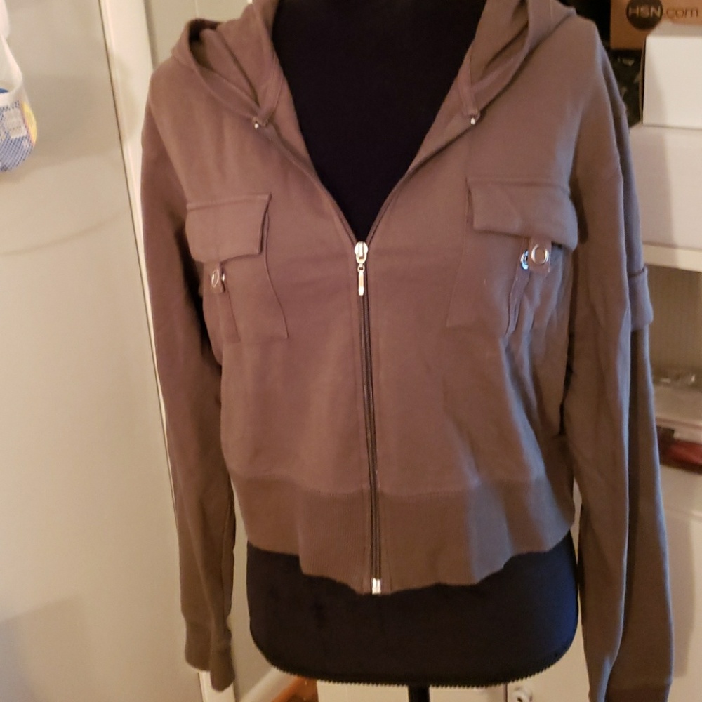 SALE - Sporty Army green jacket 1X